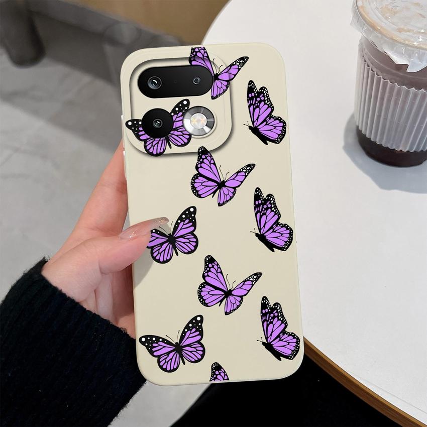 For OPPO Realme 16 15 14 Pro Plus Oppo Reno15 Pro A72 A73 A77 A93 A95 A96 A6X Phone Case Pretty Butterfly Lightweight Full Protection Soft Back Covers