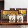2026 Chinese Style High-Grade Tea Gift Box: Elegant Packaging for Pu'er, Black, and Longjing White Teas