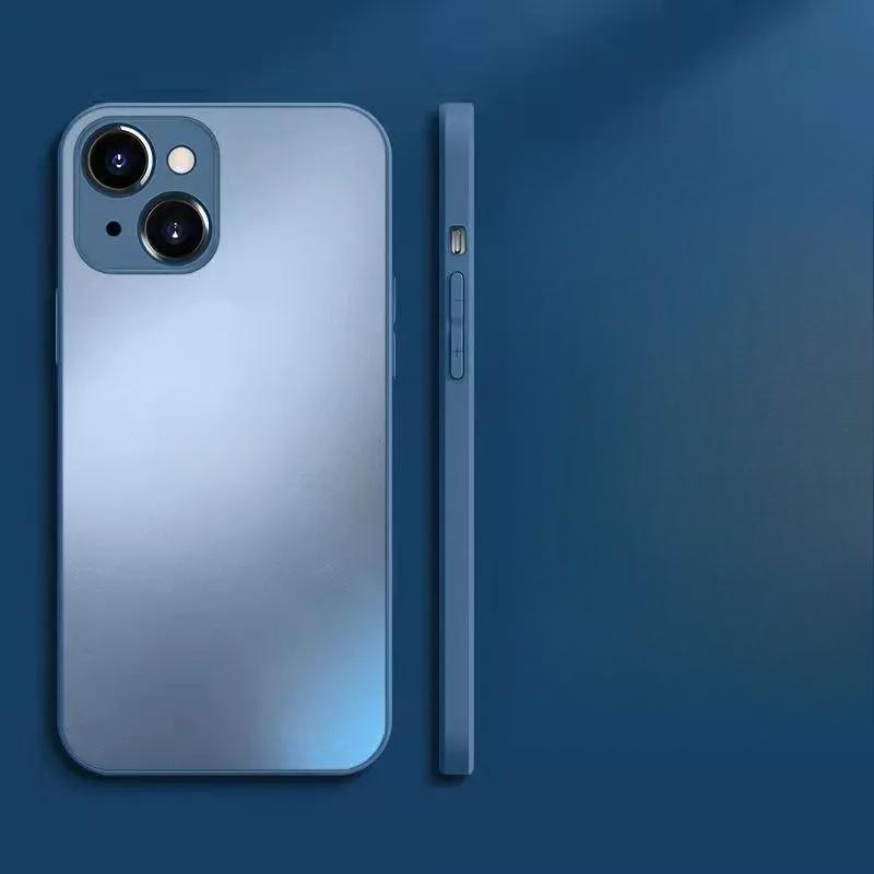 

Подходит для Apple 15promax Чехол для мобильного телефона AG, устойчивый к царапинам, матовое стекло, iPhone14, полный комплект, защитный силиконовый мягкий край iPhone7/8/se2/se3