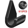 6/12PCS Invisible Car Cable Clip No Trace Fixing Clip Professional Wire Management  Dashboards
