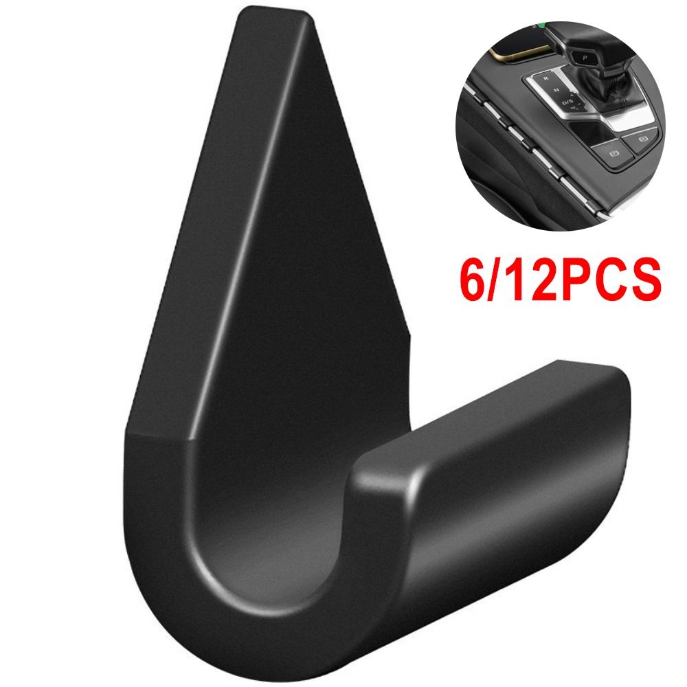 6/12PCS Invisible Car Cable Clip No Trace Fixing Clip Professional Wire Management  Dashboards