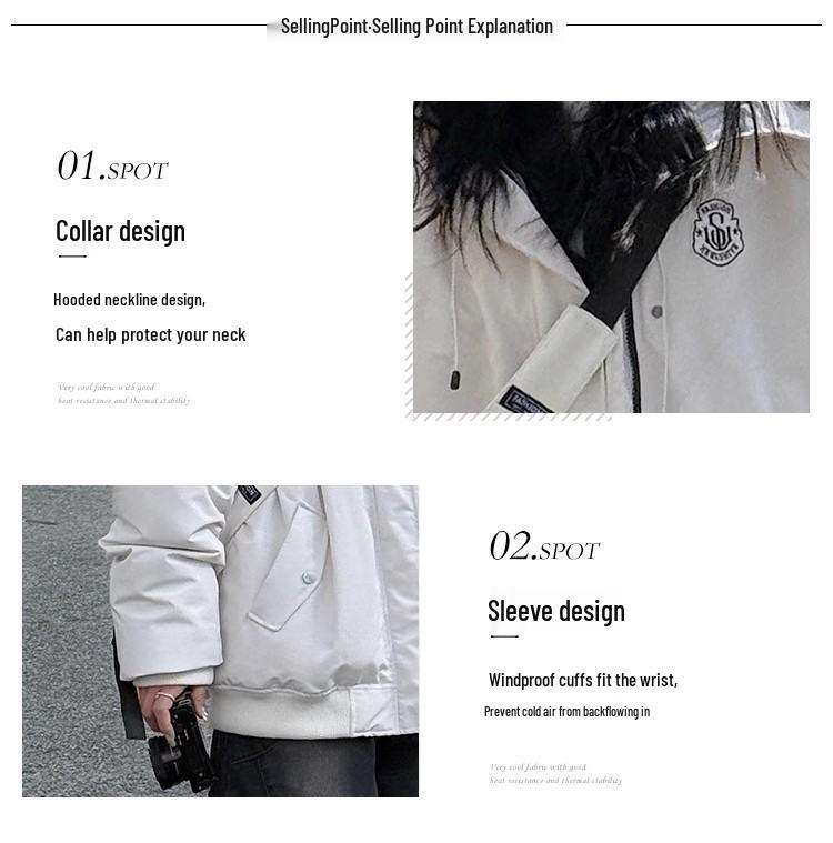 Women's 2025 Retro Parka Down Cotton Jacket - Winter Warmth, Short Workwear Essential