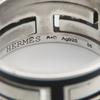 Used HERMES Ring Move ash EU#55.5 56 Silver925 7.8g Silver black Accessories