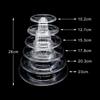 PET Material Macaron Display Stand Clear Cake Placing Rack Cupcake Tower Rack  Birthday C