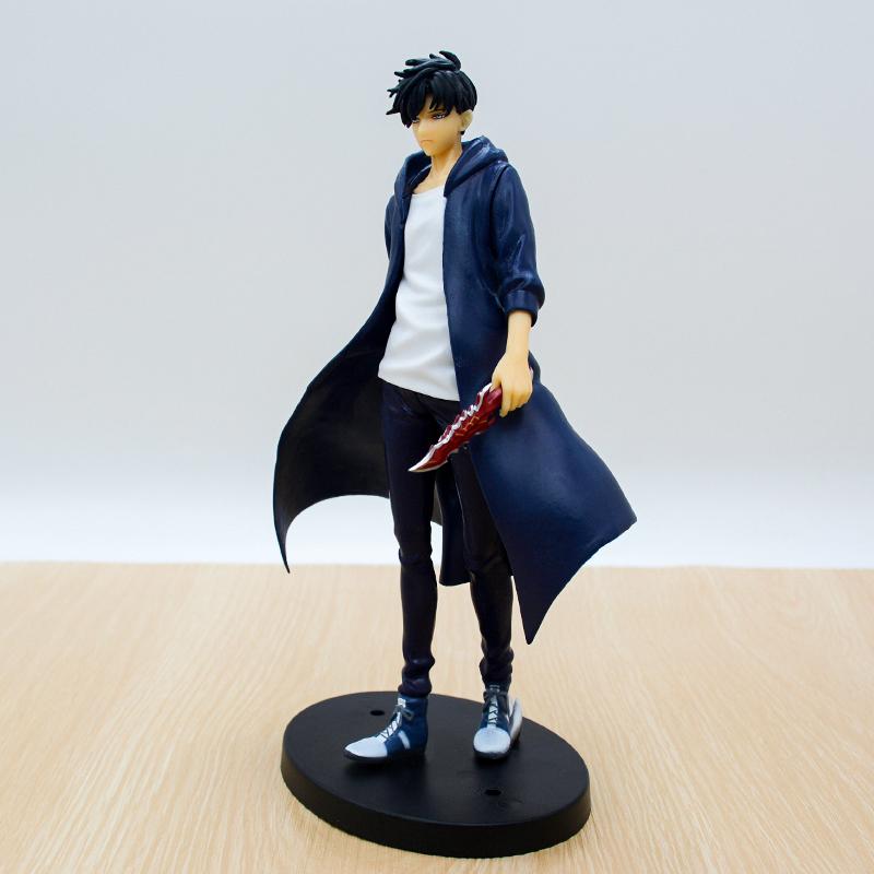 In Stock Solo Leveling Shadow King Figure Sung Jinwoo Cheng Xiaoyu Handheld Model Desktop Ornament Anime Collection Model Gifts