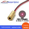 8x22mm 635nm 1mW Red Laser Module with Glass Lens for Positioning