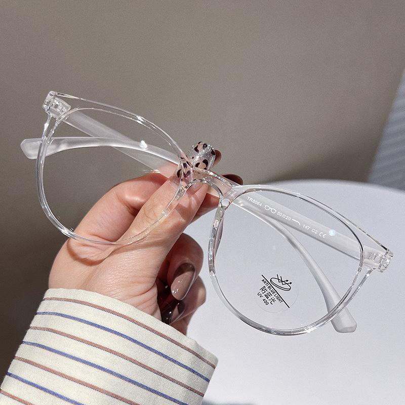 Retro Ultralight Round Reading Glasses Women Fashion Brand Presbyopia Eyewear Anti Blue Light Computer Prescription Glasses