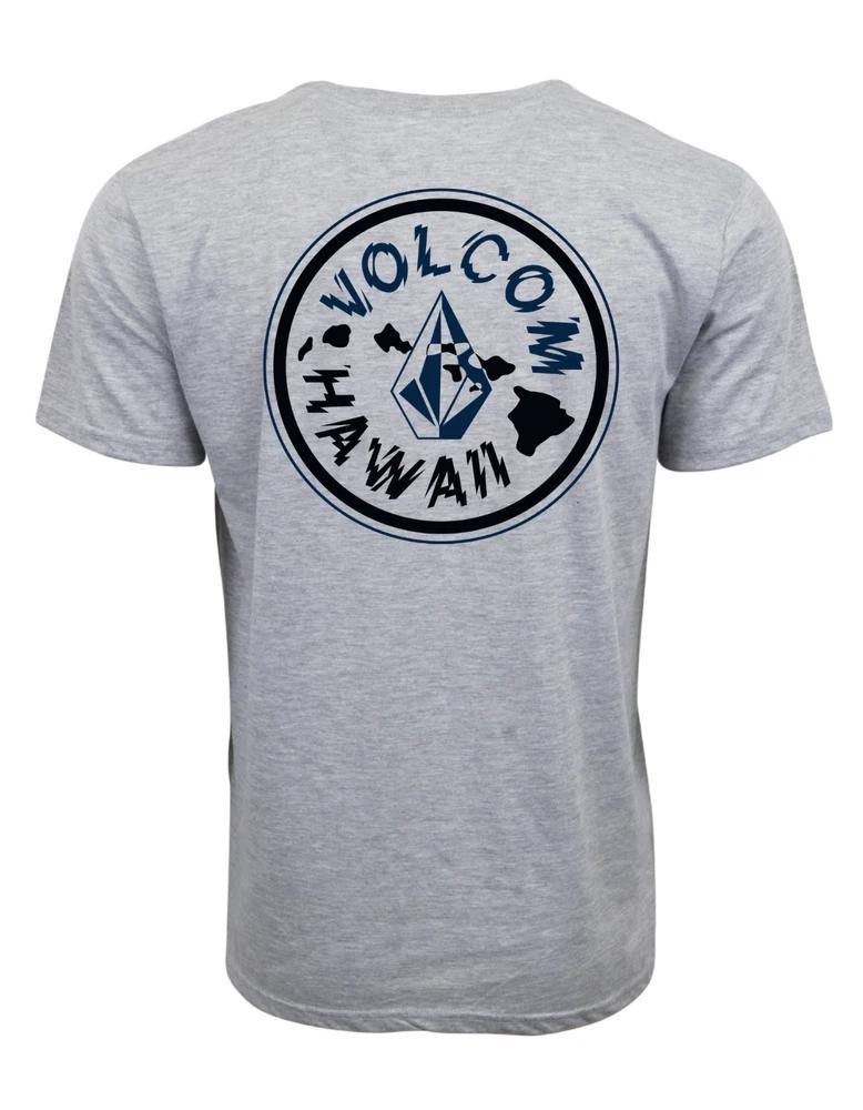 Volcoms Unisexs Premium Hawaii Thunder T Shirt S