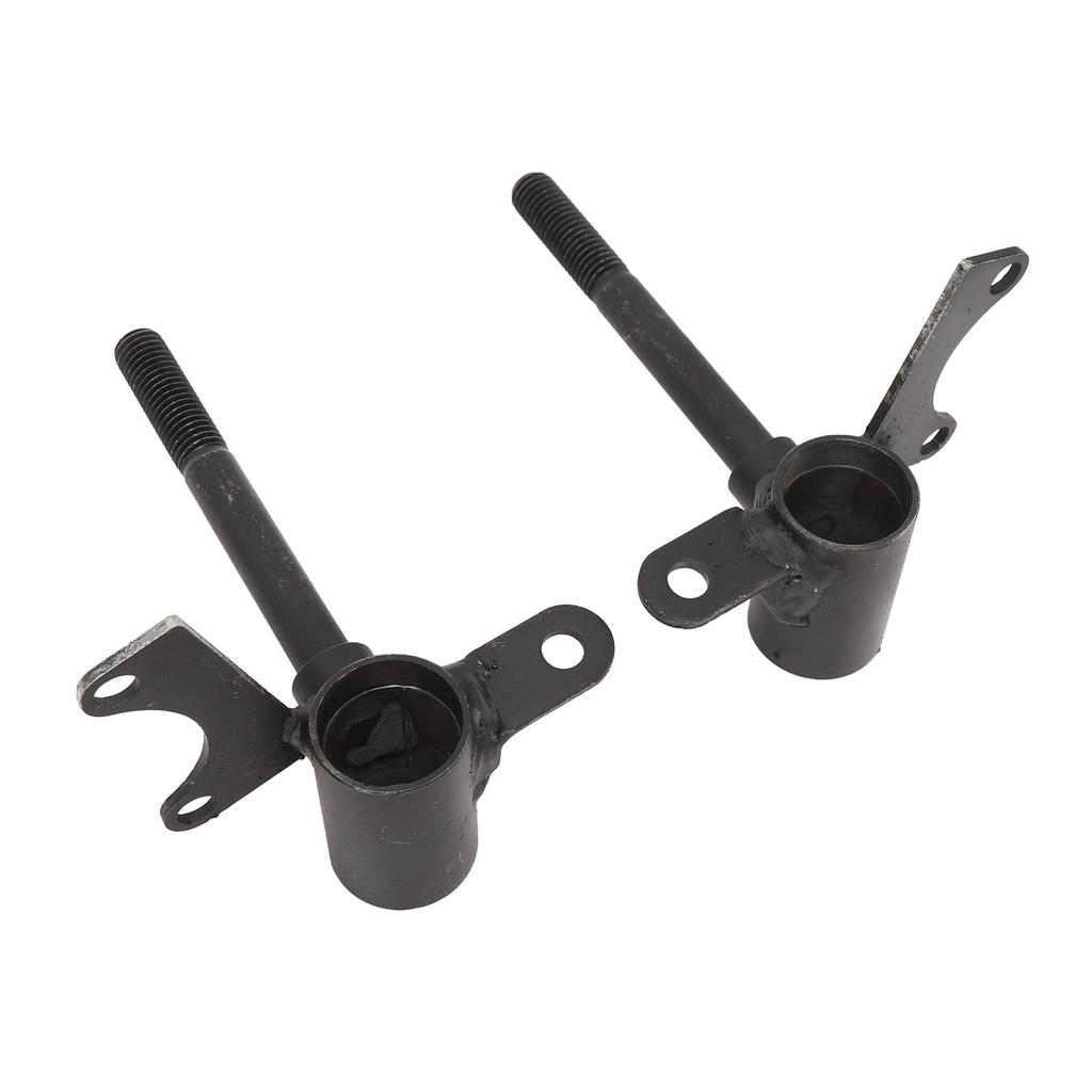 Pair of 10mm Front Wheel Steering Knuckle Spindle for Up To 110cc Go Kart Quad ATV Black