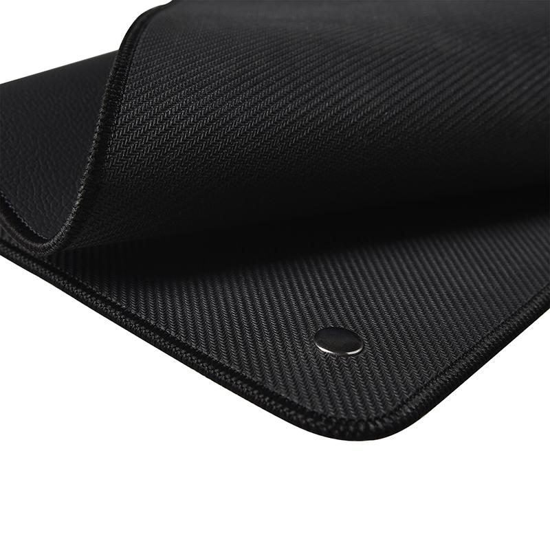 Dropshipping Grounding Mouse Pad Black 25*25cm Durable Rubber Leather Mats Anti-static Healthy safety