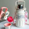 High-Capacity 316 Stainless Steel Thermos Cup, Coca-Cola Style, Portable Sports Water Bottle for Men & Women.