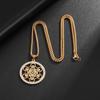 Six-pointed Star Array Hollow Retro Fashion Light Luxury Jewelry Pendant Necklace