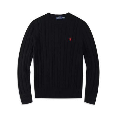 TrendHub Round Neck Pullover Fashionable Top Knitted Sweater Casual Sweater