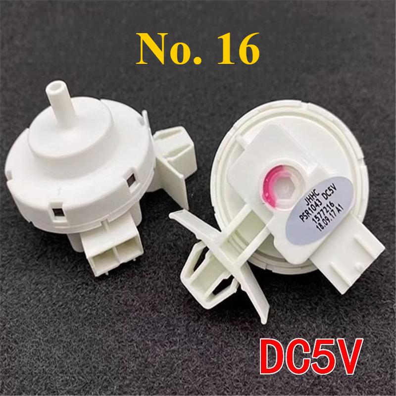 Pressure mechanical sensor switch for fully automatic washing machine to control electronic water level sensor