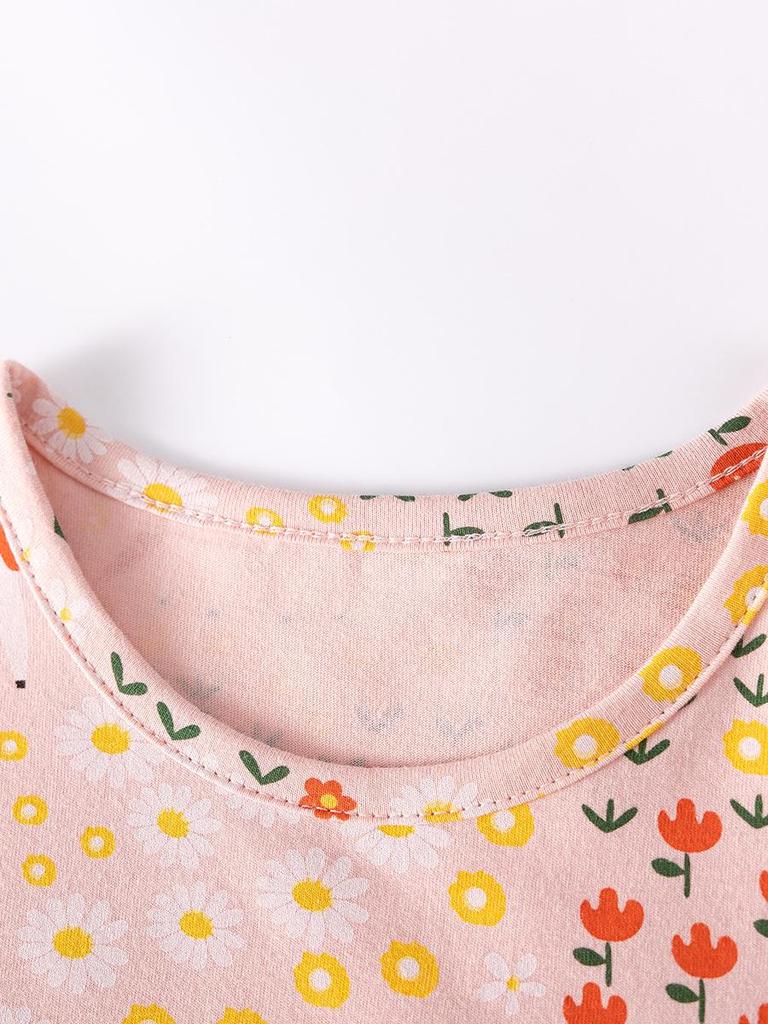 Little Maven European & American Style Floral Summer Dress for Girls