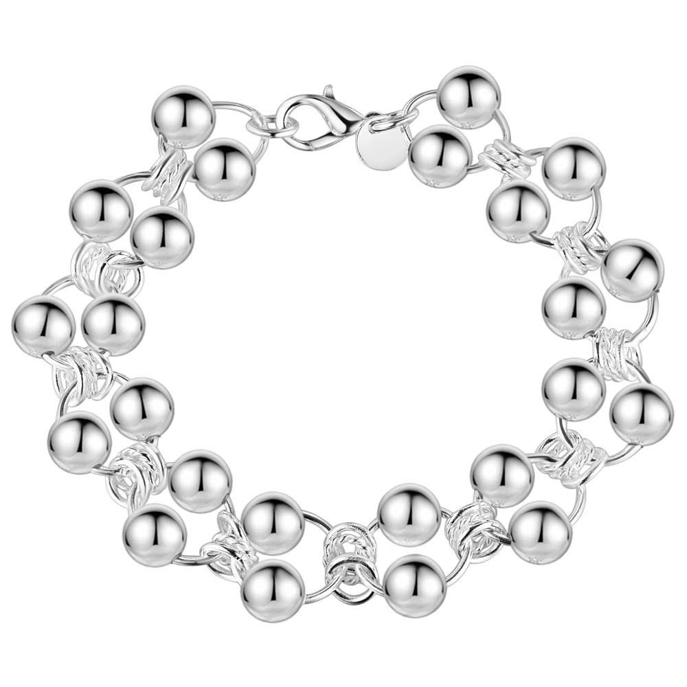 925 Sterling Silver Bracelets Beads For Women Exquisite Student Girlfriend Jewelry Accessories Wedding Fashion Gift