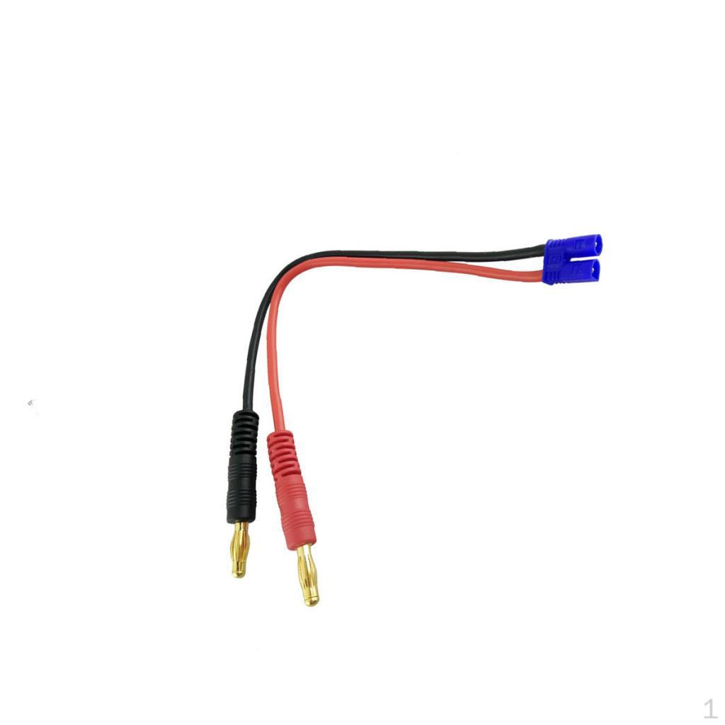 

16AWG B6 Battery Charging Cable EC2 Male To Banana Plug for H501S RC Quadcopter Parts