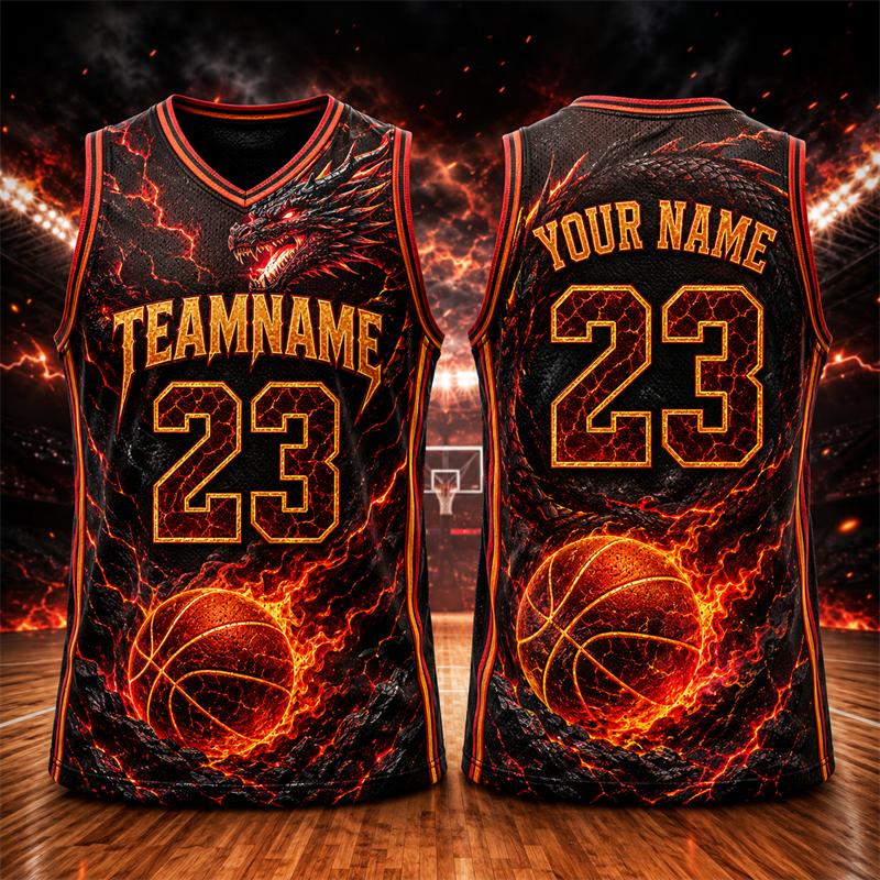 Trendy Basketball Jersey For Men Custom Name Team Name Number Outdoor Sports Tank Tops Loose Breathable Vest Team Uniforms