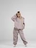 Women's 2-Piece Hoodie Set, Embroidery Sweatshirt and Jogger Pants, Cozy Loungewear