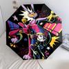 Pomni Halloween Characters Automatic Umbrella - Suitable Travel Outdoor Portable Umbrella Birthday Gift Daily Essentials