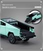 1:32 Tesla Pickup Truck Toy with Caravan: Alloy Pull-back Model with Sound, Light, and Opening Doors