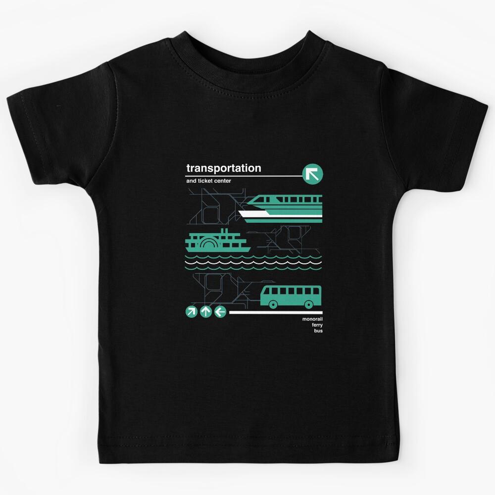 Monorail, Bus and Ferry Kids T-Shirt 100