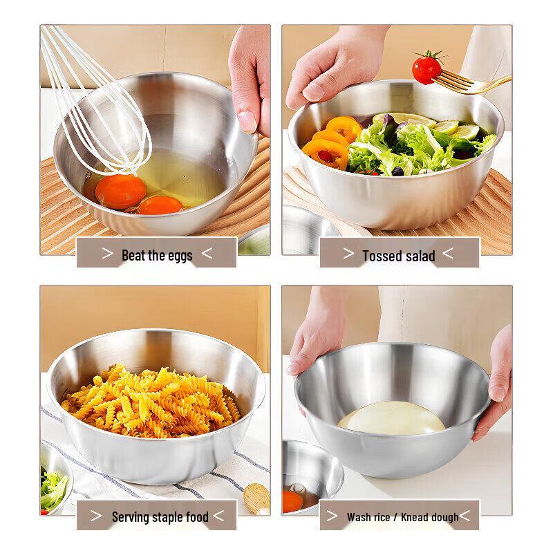 ZISIZ Food Grade Stainless Steel Basin