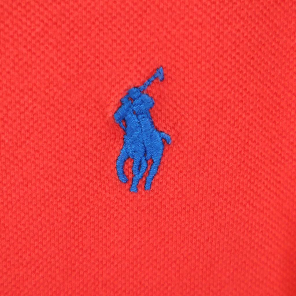 Polo von Ralph Lauren Kurzarm Custom Fit Poloshirt M Rote Serie Herren Gebraucht