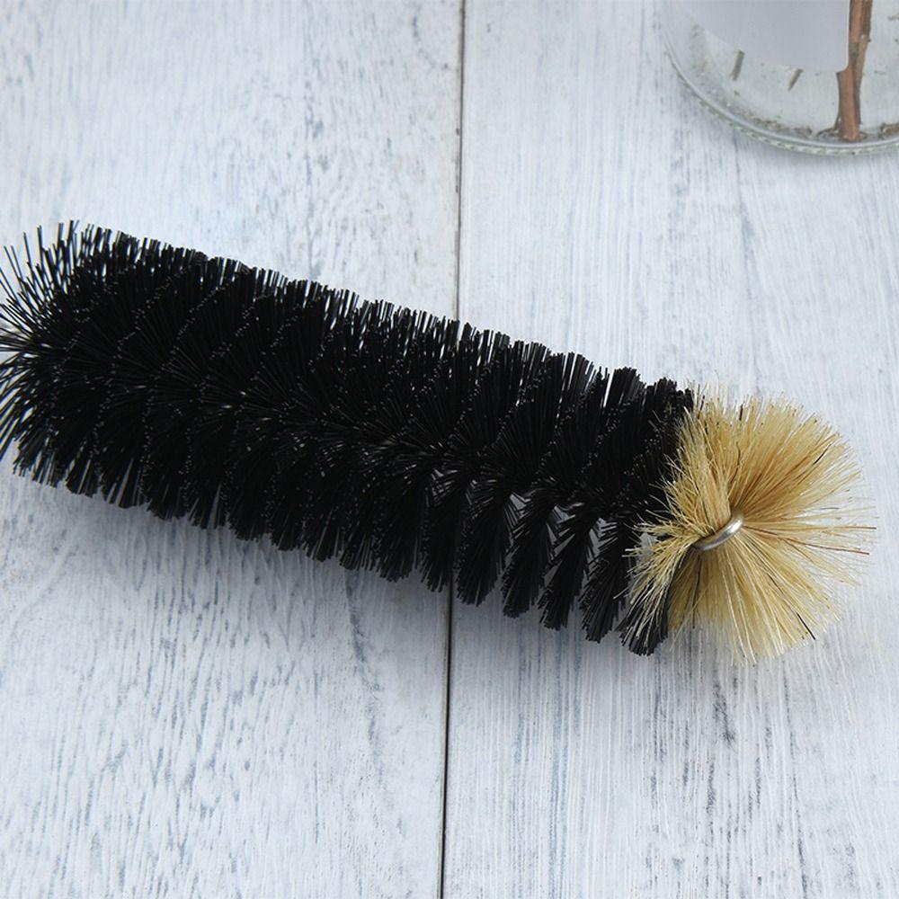 Nylon Long Handle Cleaning Brush Glass Cleaner Cup Scrubber Milk Bottle Brush Cleaning Tool