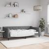 Daybed Dark Grey 90x190 Cm Fabric