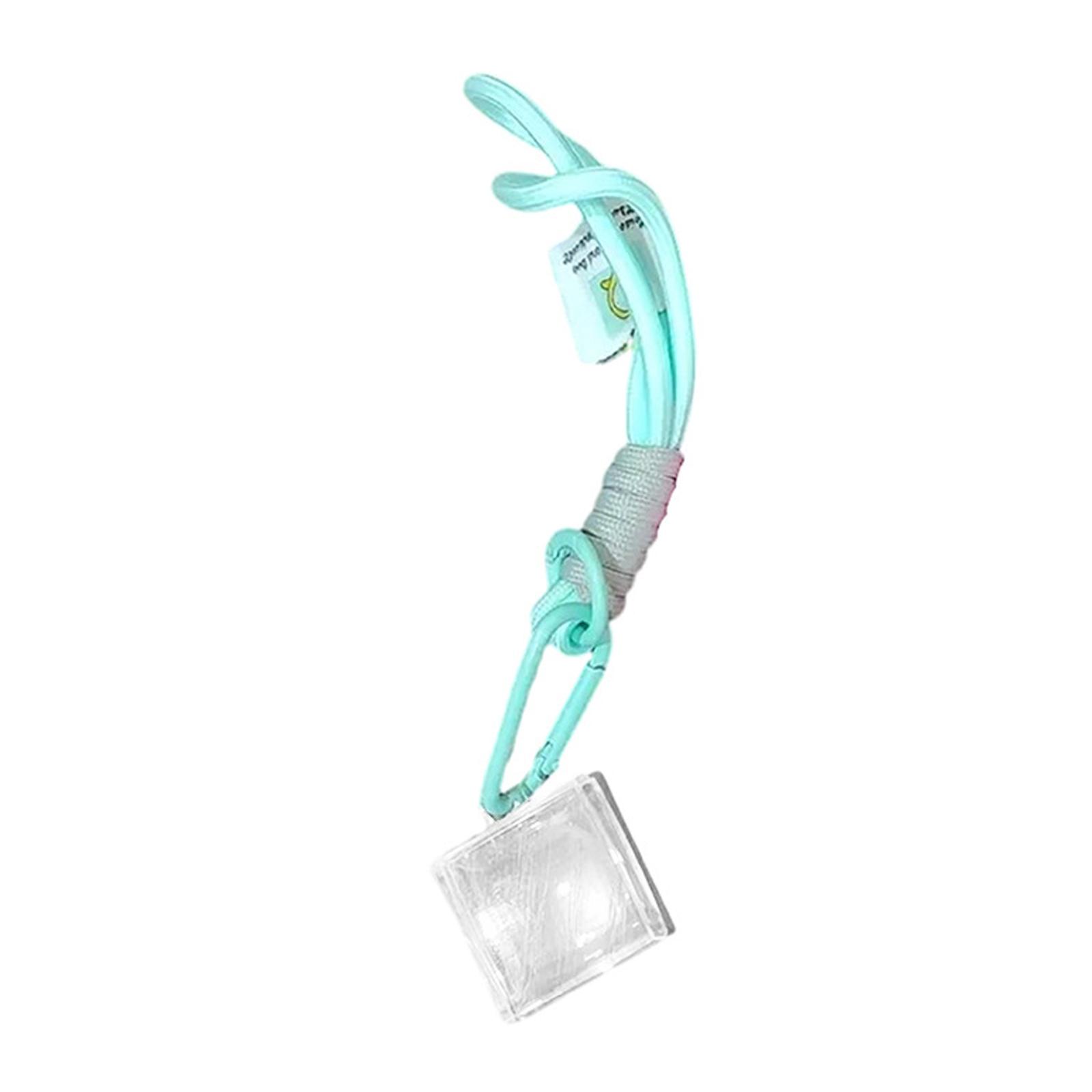 

Креативный брелок-мозаика из пикселей с прозрачным окошком для уникального визуального опыта и декора в духе путешествий синий