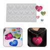 Love Gem Patch Keychains Mold DIY Epoxy Craft Necklace Keychain Jewelry Mold