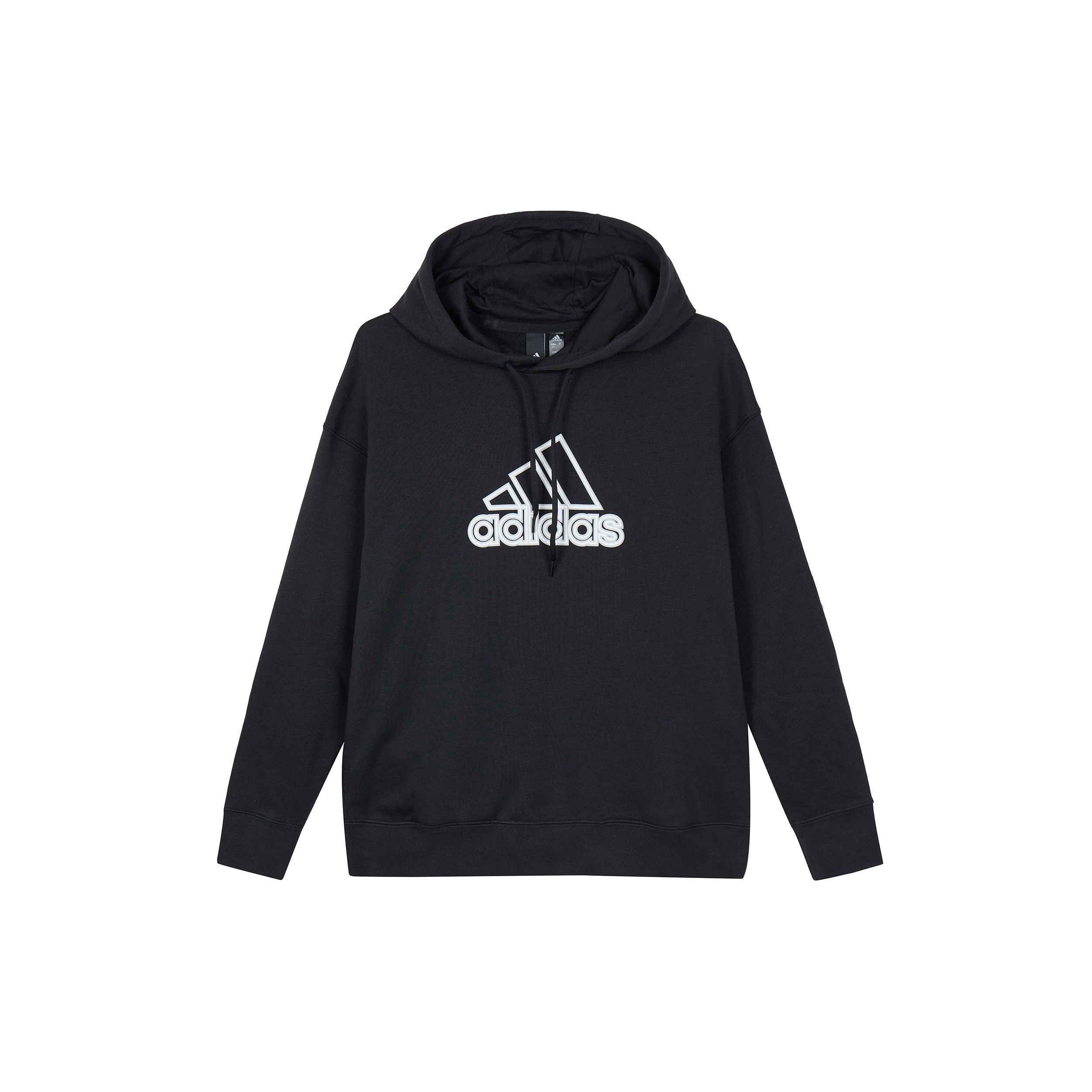 

Adidas Essential Logo Пуловер с вышитым логотипом на шнурке, женская толстовка с капюшоном, черный HM5278 XS