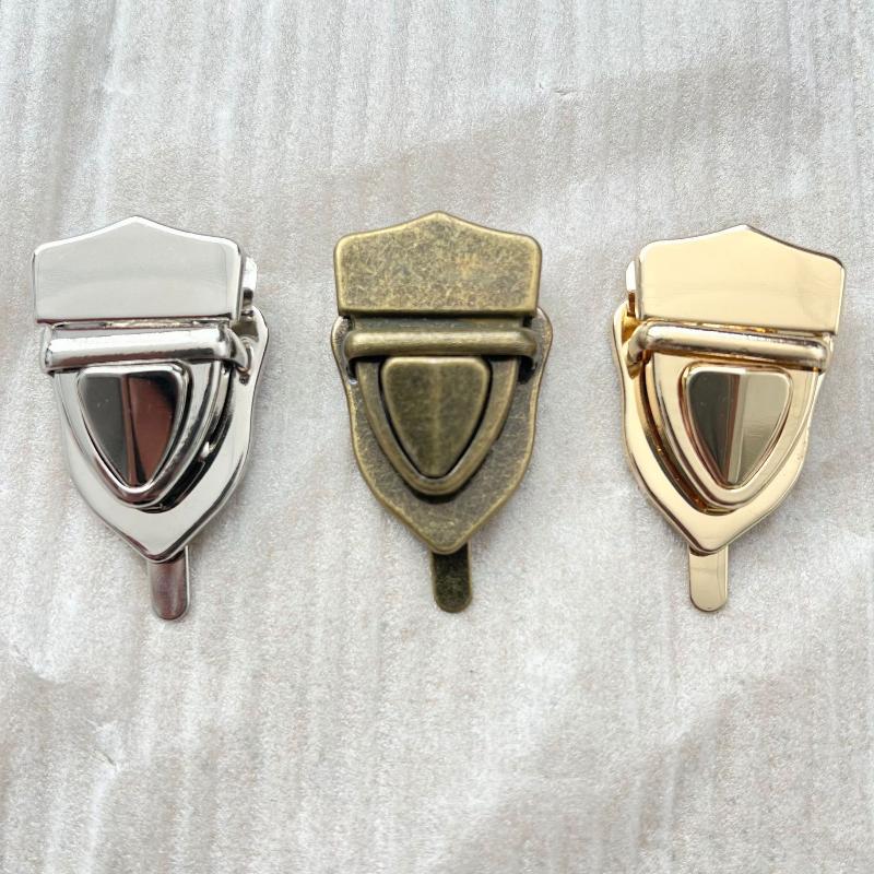 1Pc Metal Tongue Lock Mortise Clasp High-Quality Metal Fastener for Leather Craft Women Handbag Small Leather Goods