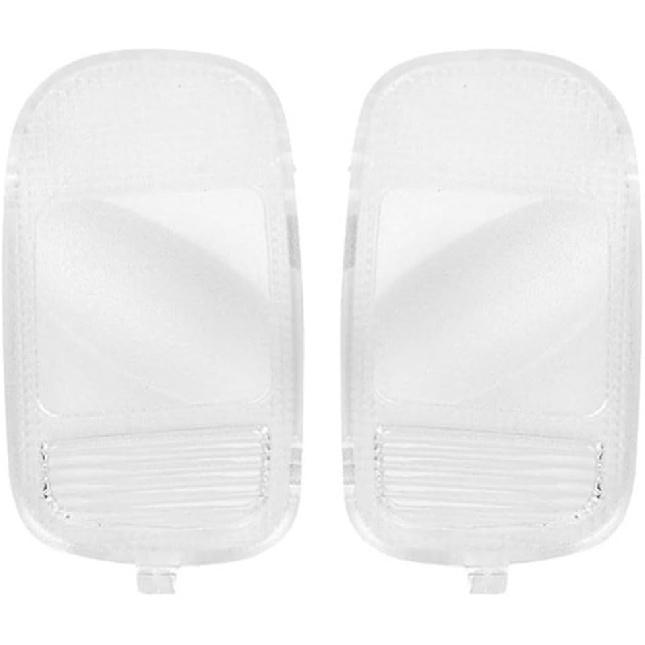 2 Pièces Couvercle de Lumière de Carte de Dôme de Toit Lentille de Lumière de Lampe de Lecture de Carte de Console de Plafond 5183271AA 5183270AA 74970 Compatible pour Ram 1500 2500 3500 4500 5500