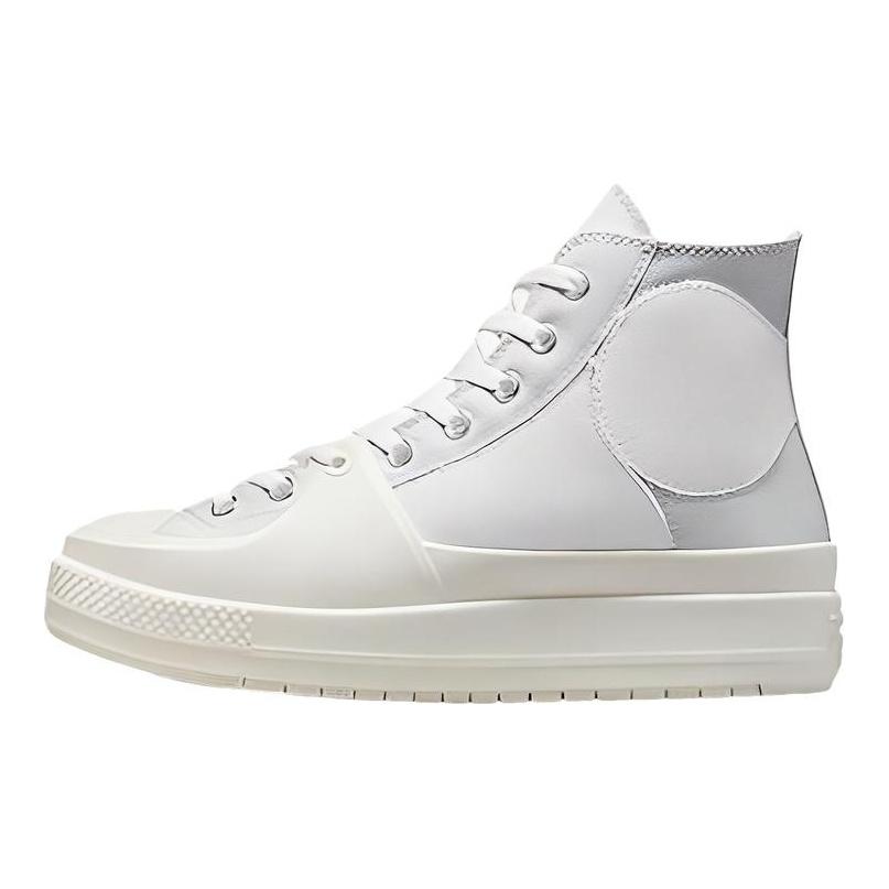 Converse Chuck Taylor All Star Construct Colorblock Lässige High-Top-Canvas-Schuhe Unisex Silber Weiß