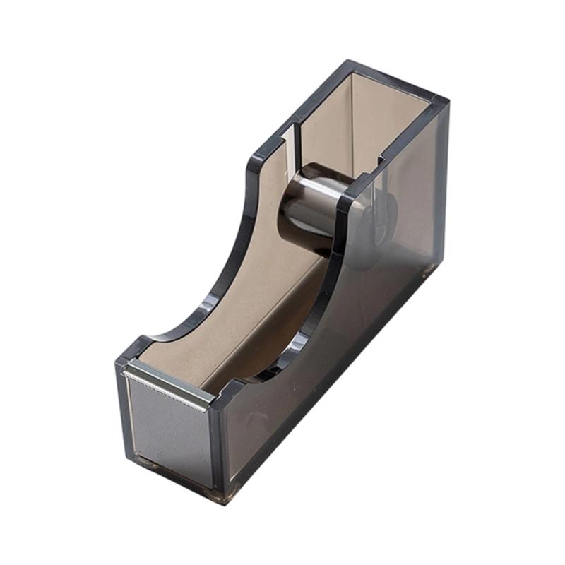 

Clear Acrylic Tape Dispenser Desktop Tape Organiser Built in Cutter Anti Slip Base For School Office Desk Organization 1