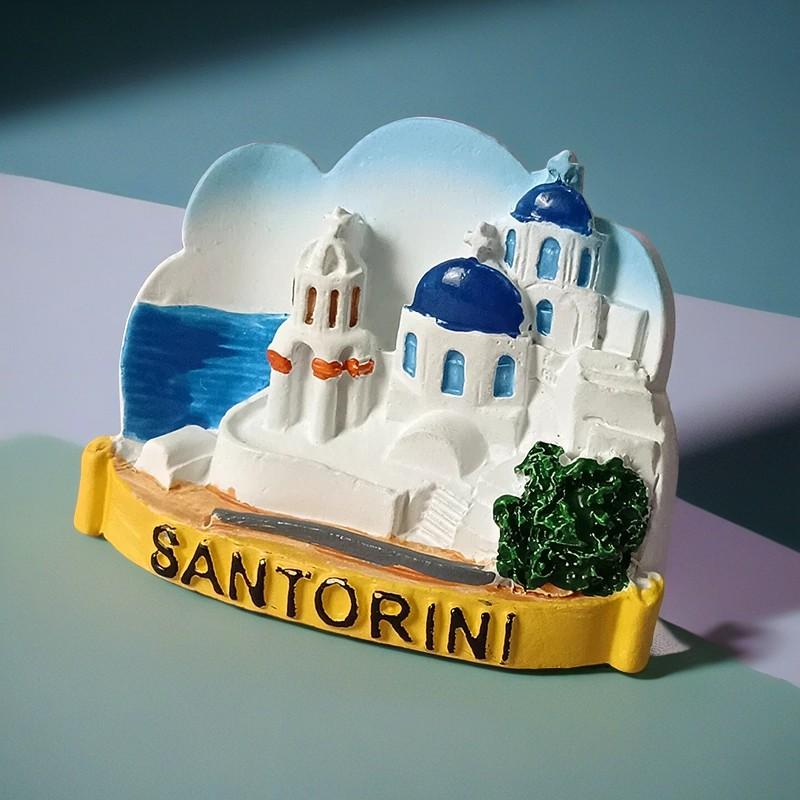 European Greek Fridge Magnets Refrigerator Stickers Magnetic Stickers Resin Refrigerator Stickers Tourist Attraction Souvenirs