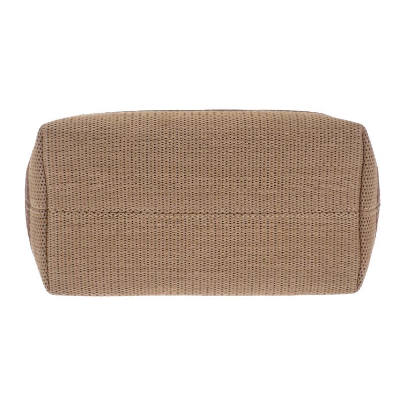 CELINE 116992FRY.02NU 2WAY Tasche Braun Leder/Raffia Damen
