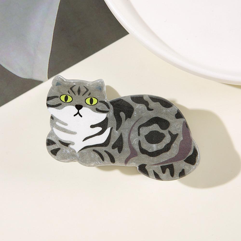 Cute Sweet Cat Hairpin Personalized Cartoon Animal Claw Clip Fairy Hairpins Daily Wear