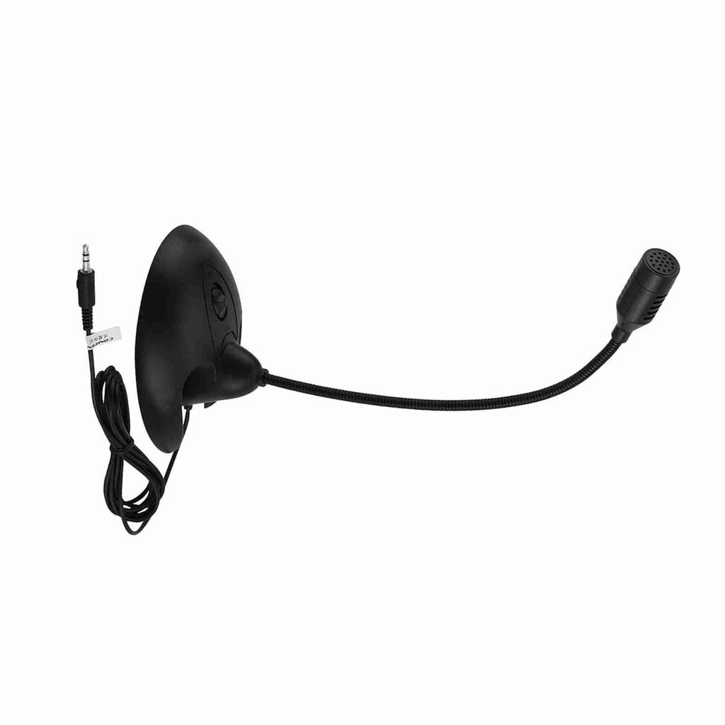 Flexible Gooseneck Desktop Standing Microphone Stereo Karaoke Microphone (Black)