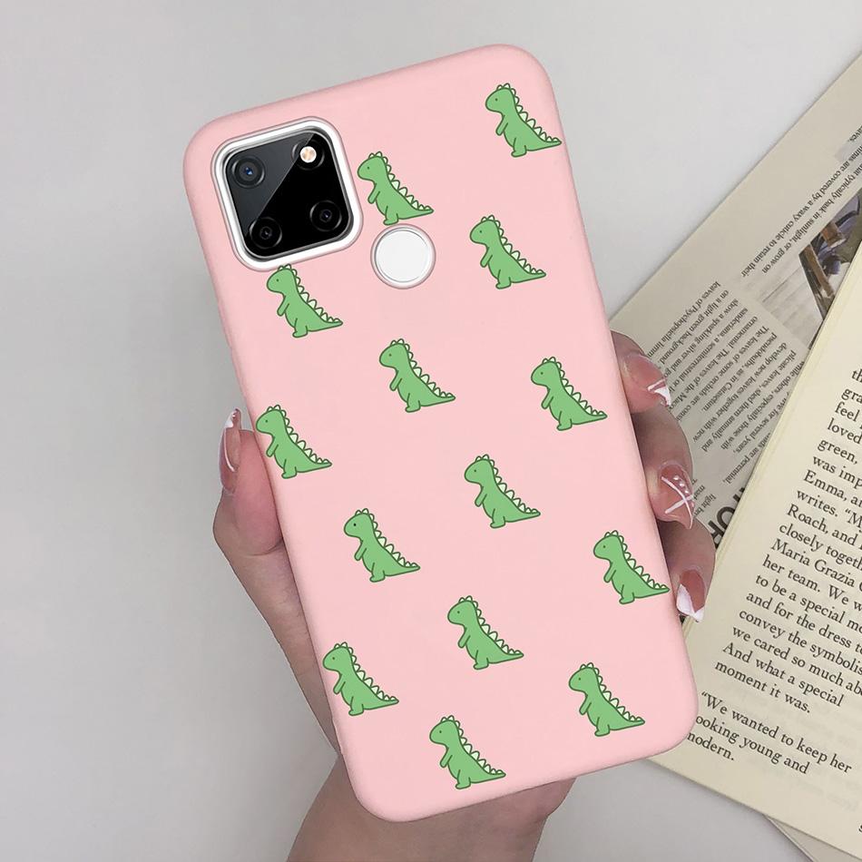 For OPPO Realme C25 C25S C25Y Case Cartoon Soft Silicone Matte Shockproof Phone Back Cover For Realme C 25 S Y Capa Funda Coque