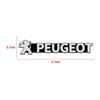 New Car Audio Decorate 3D Aluminum Badge Emblem Sticker For Peugeot 308 307 206 208 207 3008 508 407 2008 5008 106 Styling