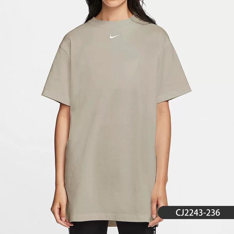 Nike /Nike Genuine New Summer Women's Sports Knitted Breathable Short-Sleeved Dress Cj2243-200