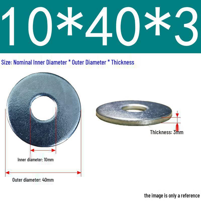 Galvanized Flat Metal Washer Spacer M3-M60