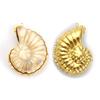 1 Piece 304 Stainless Steel Ocean Pendants 18K Gold Plated Resin Patch Shell Conch Charms For DIY Necklace Jewelry Making