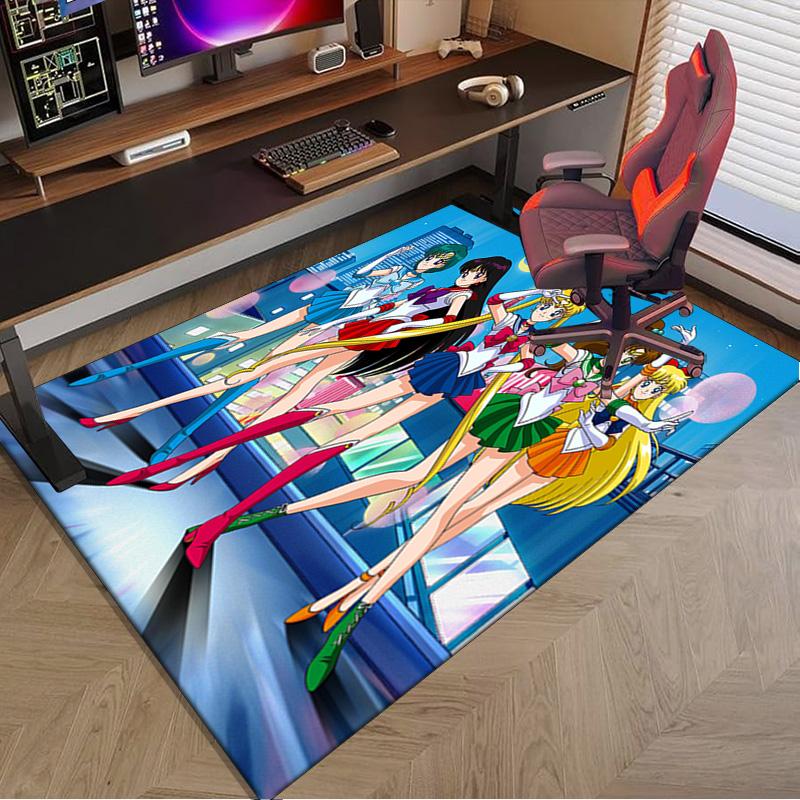 Christmas anime Princess Carpet, Chair Rug,Rug for Office Bedroom living rooms, Doormat decor Fan Gift Christmas Gift
