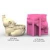 Succulent Flower Pots Resin Silicone Mold Elephant DIY Garden Concrete Flowerpot Candle Holder Mould Handmade Crafts