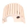 Hamster Holzhaus Niedliche Bogenform Warm Sicher Stabil Meerschweinchen Holzhaus für Hamster Rennmäuse Ratten Kleintiere