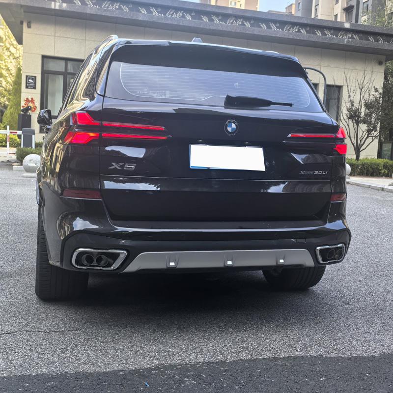 Punta de Escape Para BMW G05 X5 G06 X6 Doble Salida Cuádruple Sin Soldadura Tubo de Escape Acero Inoxidable Sin Cortar Punta de Silenciador Boquilla Cola de Escape